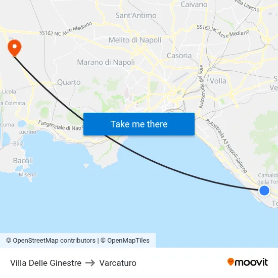 Villa Delle Ginestre to Varcaturo map