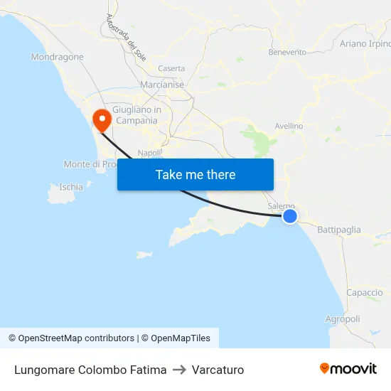 Colombo Seafront Fatima to Varcaturo map
