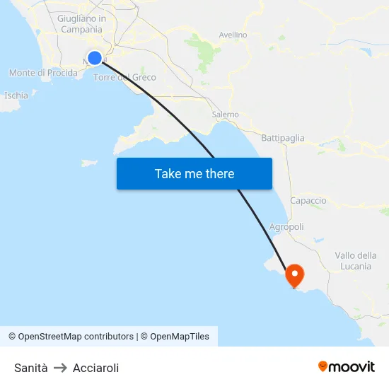 Health to Acciaroli map