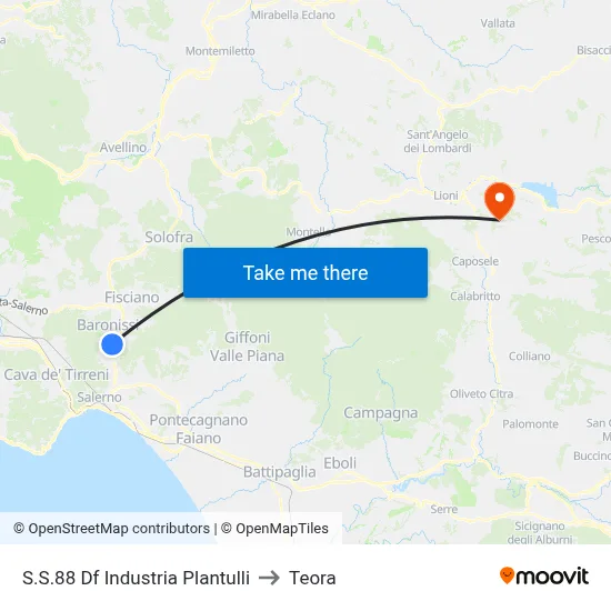 State Road 88 Opposite Plantulli Industry to Teora map