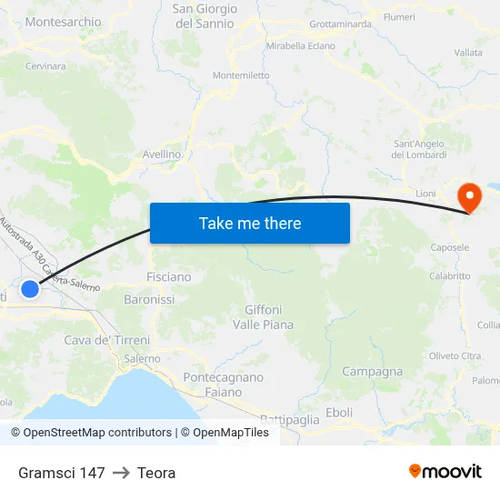 Gramsci 147 to Teora map