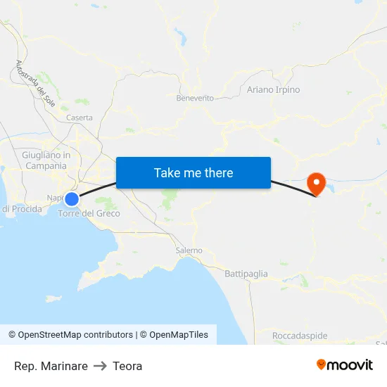 Republic of Mariners to Teora map