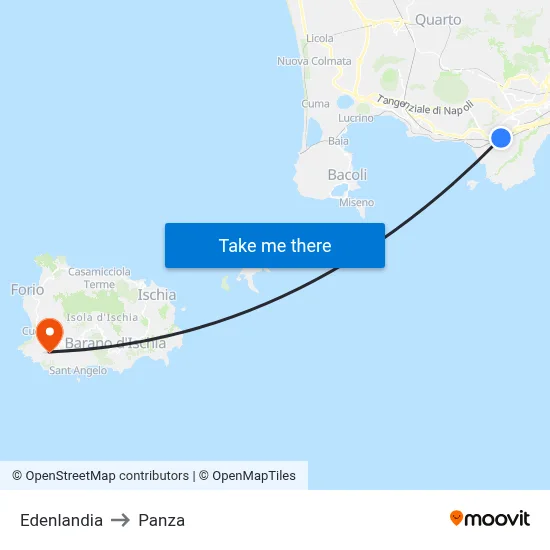 Edenlandia to Panza map