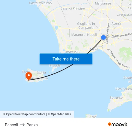 Pascoli to Panza map