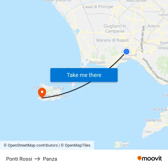 Red Bridges to Panza map