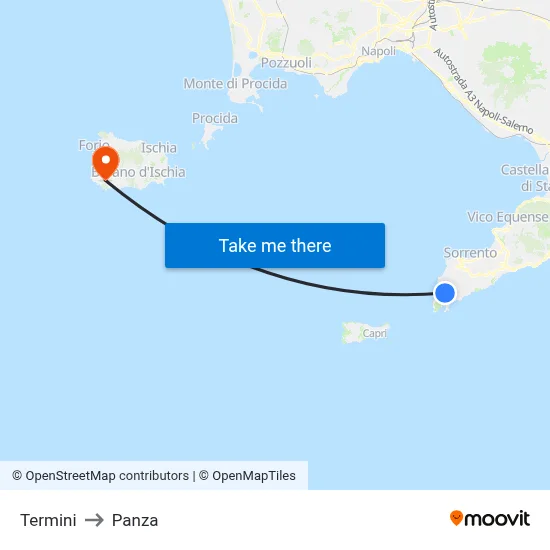 Terminals to Panza map