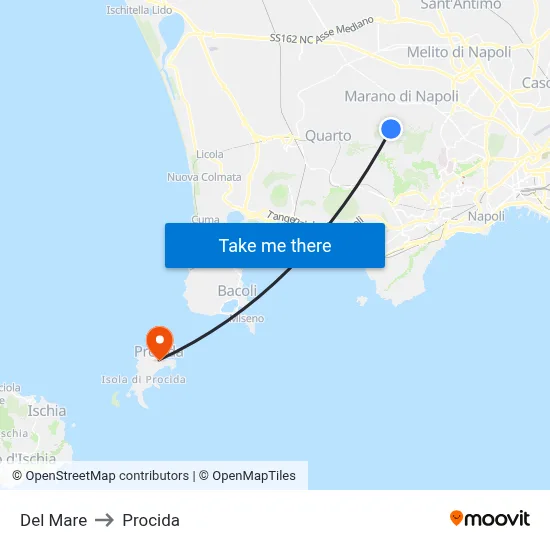 Of the Sea to Procida map