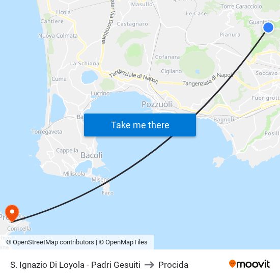 S. Ignazio Di Loyola - Padri Gesuiti to Procida map