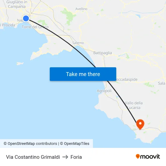 Costantino Grimaldi Street to Foria map