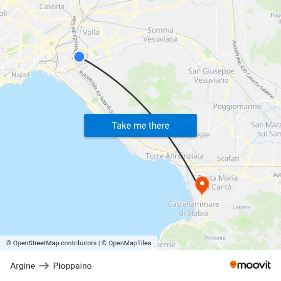 Embankment to Pioppaino map