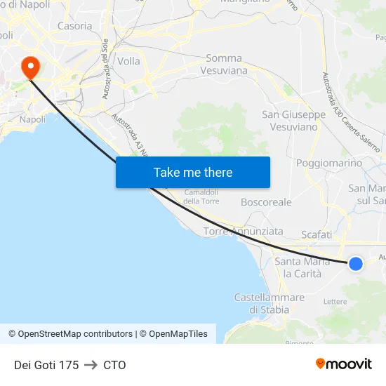 Dei Goti 175 to CTO map