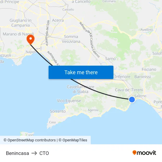 Benincasa to CTO map