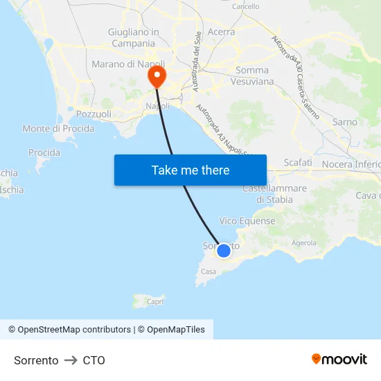 Sorrento to CTO map