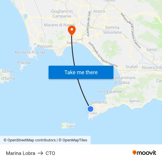 Marina Lobra to CTO map