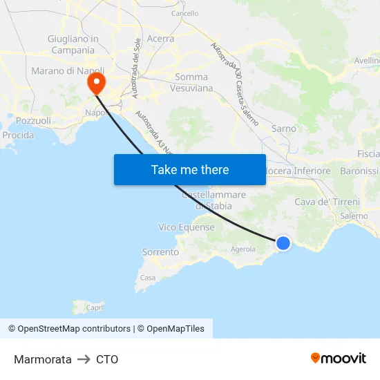 Marmorata to CTO map