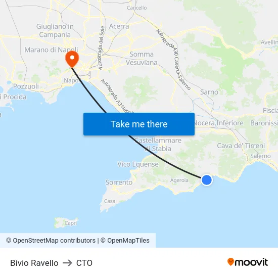 Bivio Ravello to CTO map