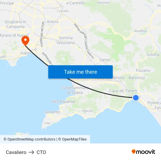 Cavaliero to CTO map