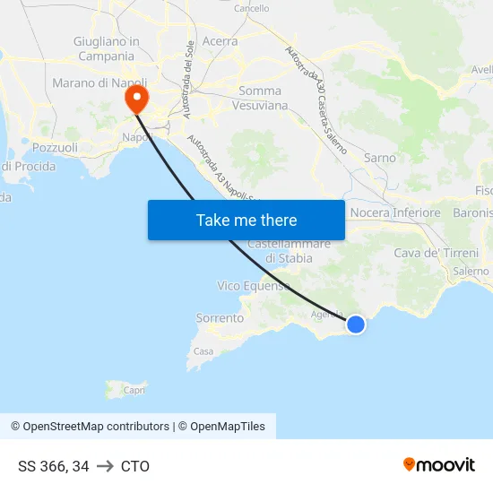 SS 366, 34 to CTO map