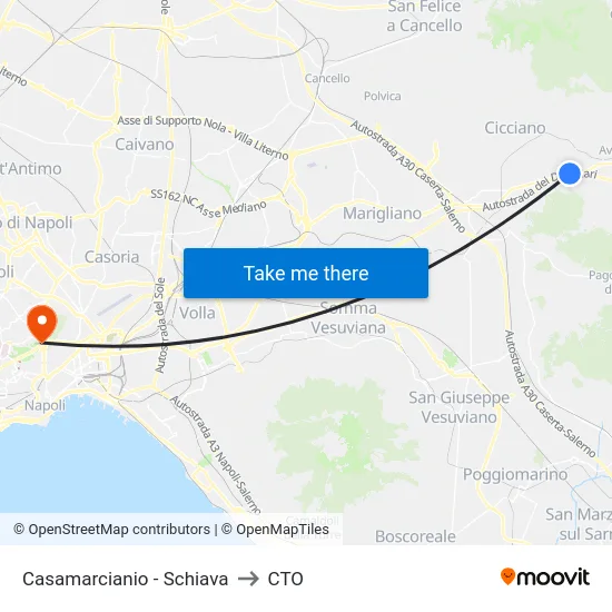 Casamarcianio - Schiava to CTO map