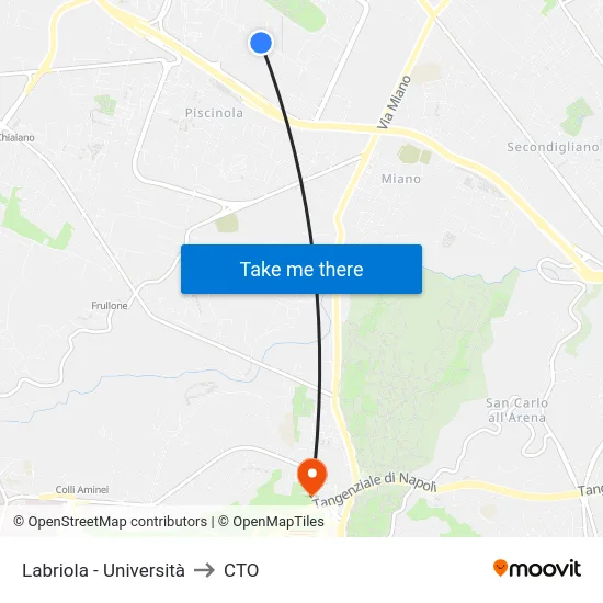 Labriola - Università to CTO map