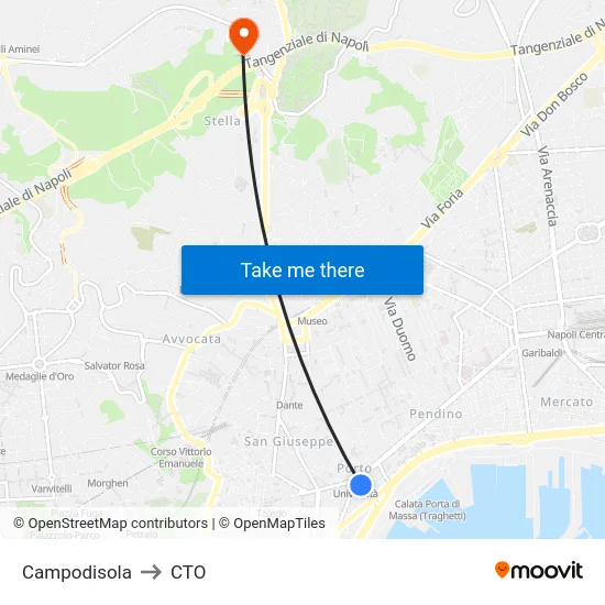 Campodisola to CTO map