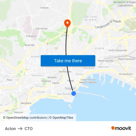 Acton to CTO map