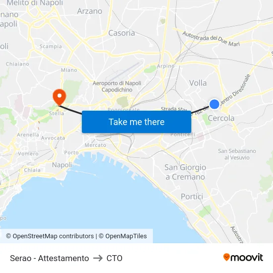 Serao - Attestamento to CTO map