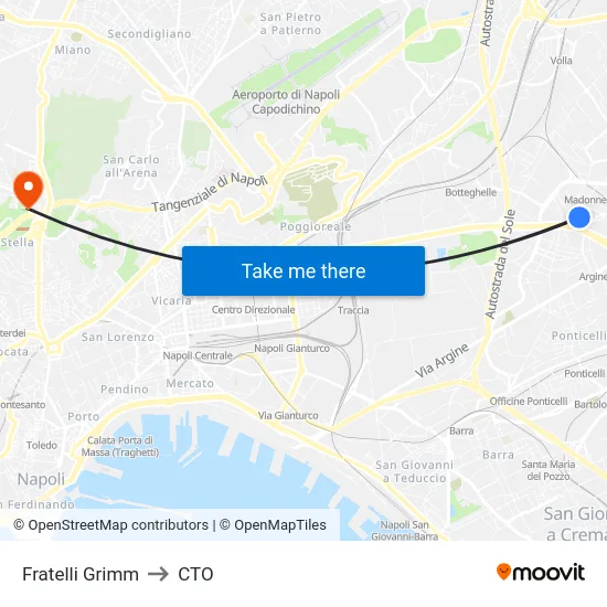 Fratelli Grimm to CTO map