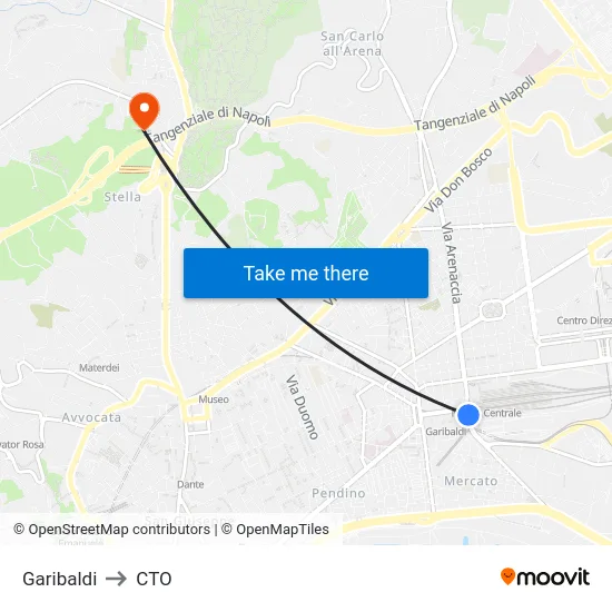 Garibaldi to CTO map