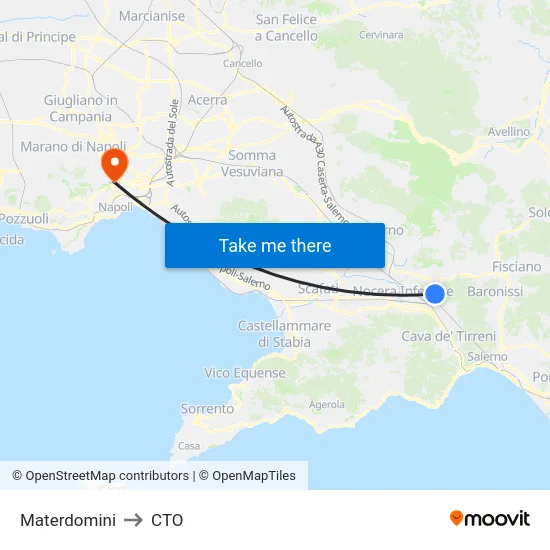 Materdomini to CTO map