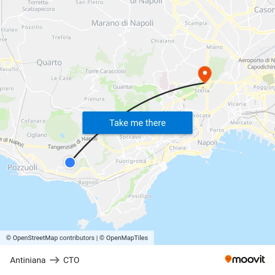 Antiniana to CTO map