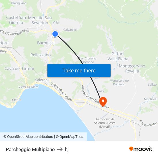 Parcheggio Multipiano to hj map