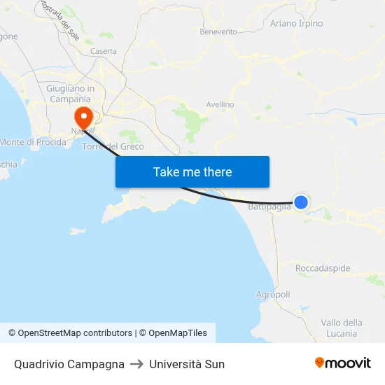 Campagna Crossroads to Sun University map