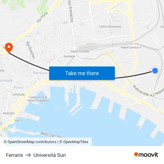 Ferraris to Sun University map