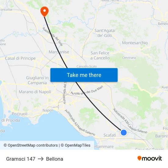Gramsci 147 to Bellona map