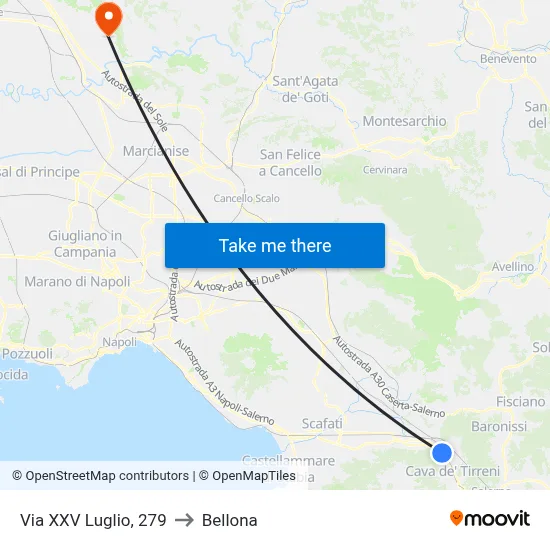 July 25th Street, 279 to Bellona map