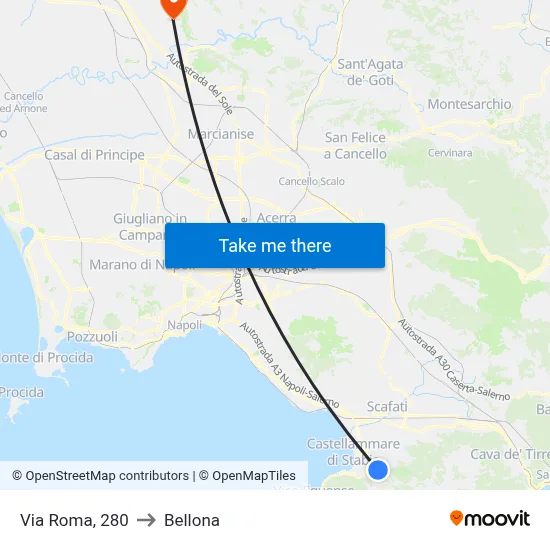 Roma Street, 280 to Bellona map