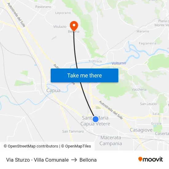 Sturzo Street - Municipal Park to Bellona map