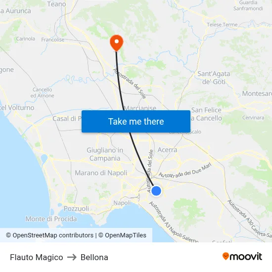 Magic Flute to Bellona map