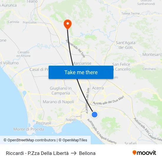 Riccardi - Liberty Square to Bellona map