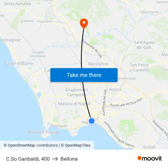 Garibaldi Course, 400 to Bellona map