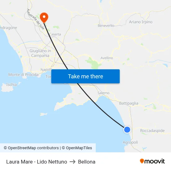 Laura Mare - Neptune Beach to Bellona map