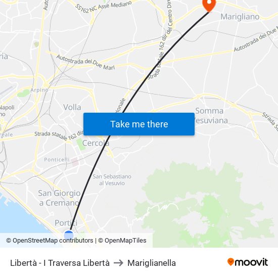 Libertà - I Traversa Libertà to Mariglianella map