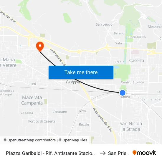 Garibaldi Square - Opposite Railway Station to San Prisco map