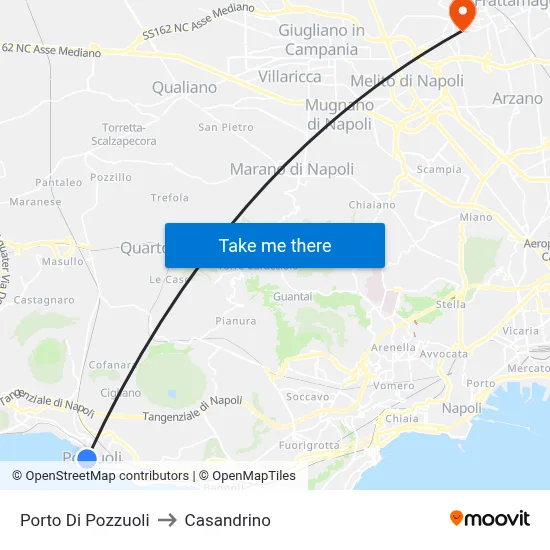 Porto Di Pozzuoli to Casandrino map