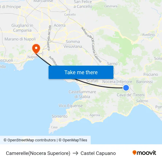 Camerelle (Nocera Superiore) to Castel Capuano map