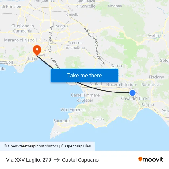 July 25th Street, 279 to Castel Capuano map