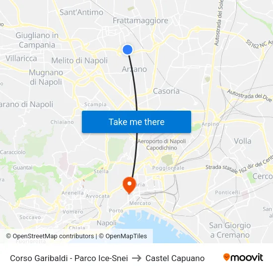 Corso Garibaldi - Parco Ice-Snei to Castel Capuano map