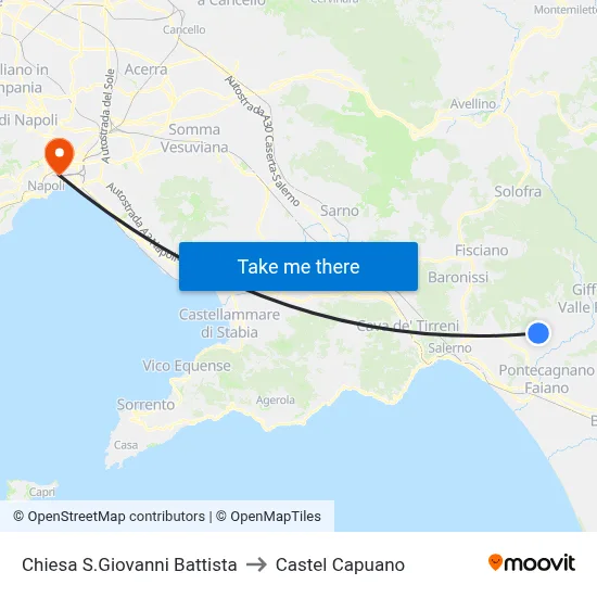 St. John The Baptist Church to Castel Capuano map