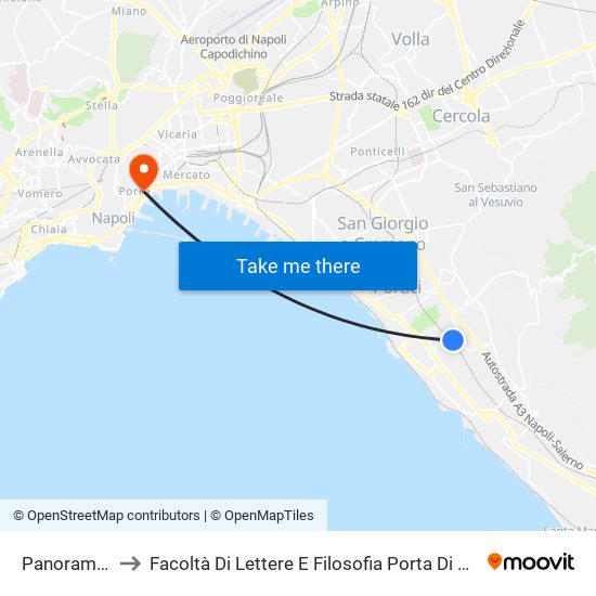 Panoramica to Facoltà Di Lettere E Filosofia Porta Di Massa map